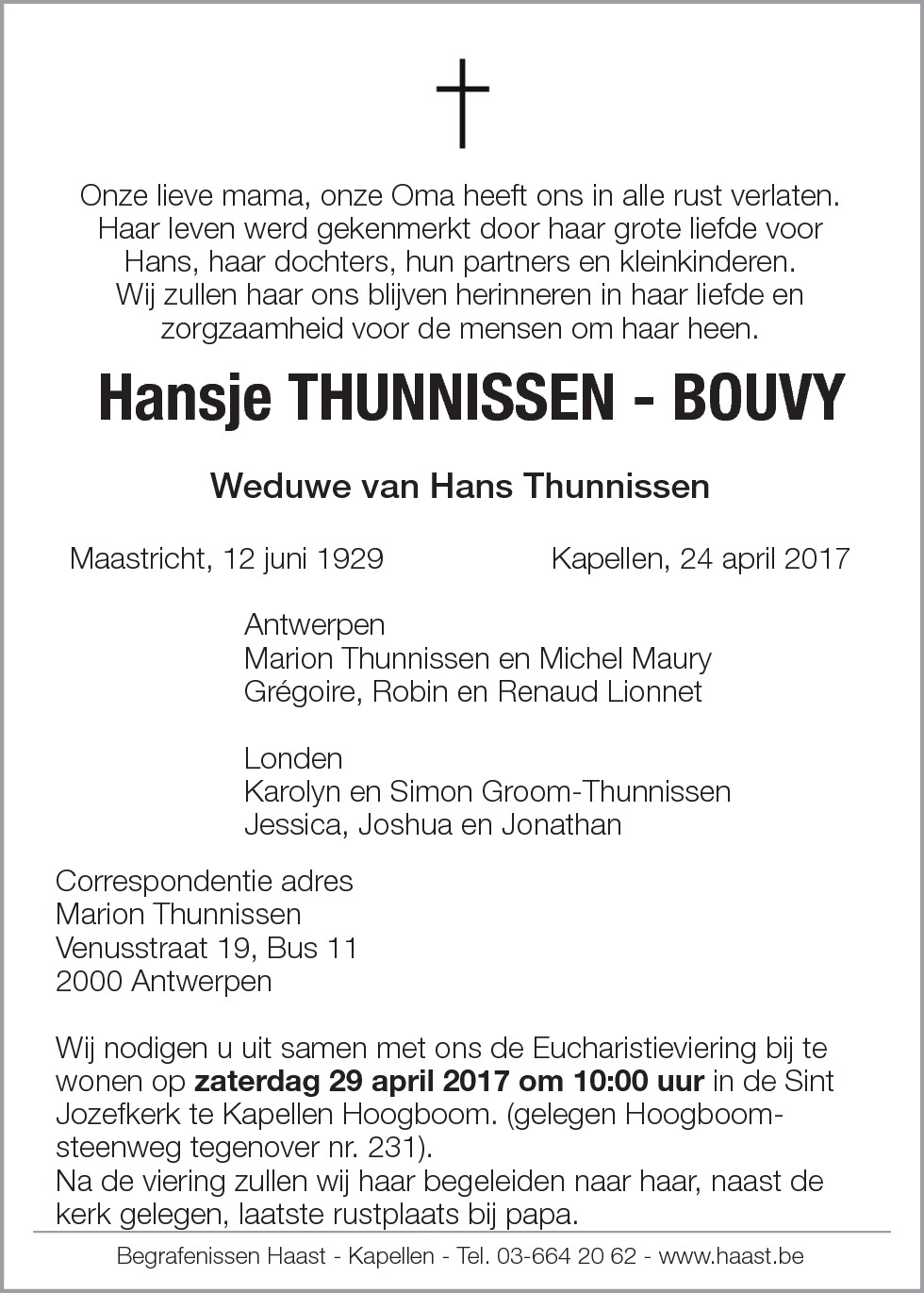 Hansje Thunnissen