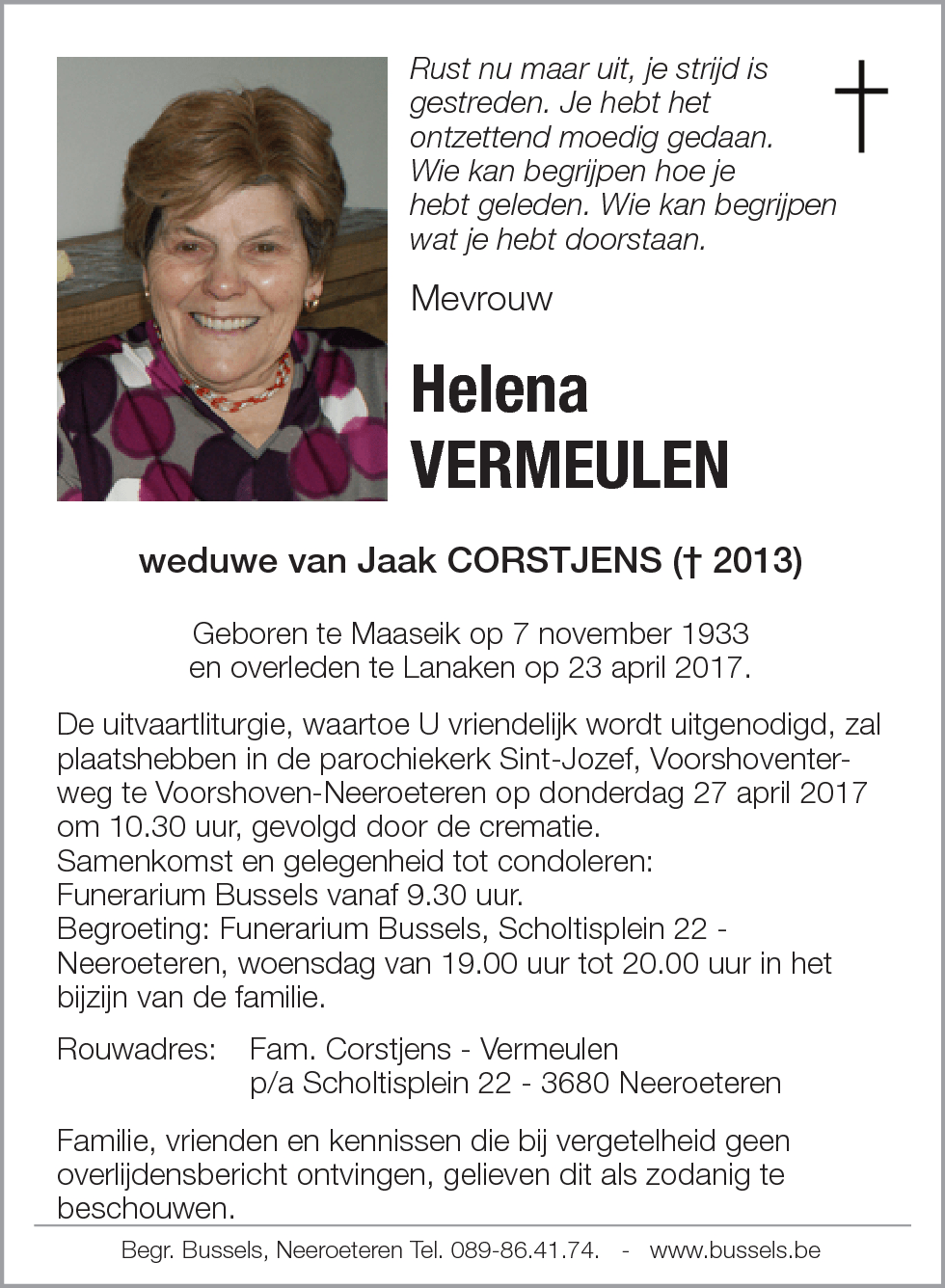 Helena VERMEULEN