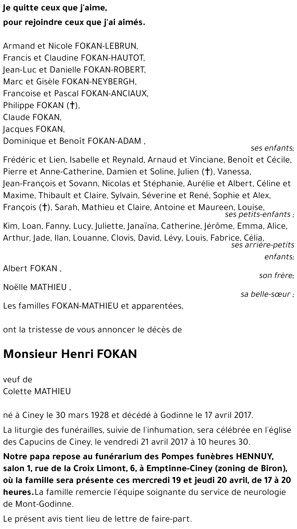 Henri FOKAN