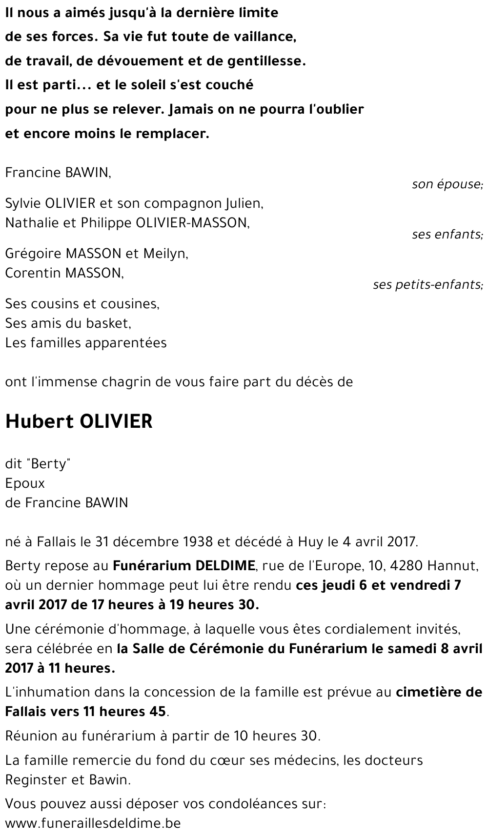 Hubert OLIVIER