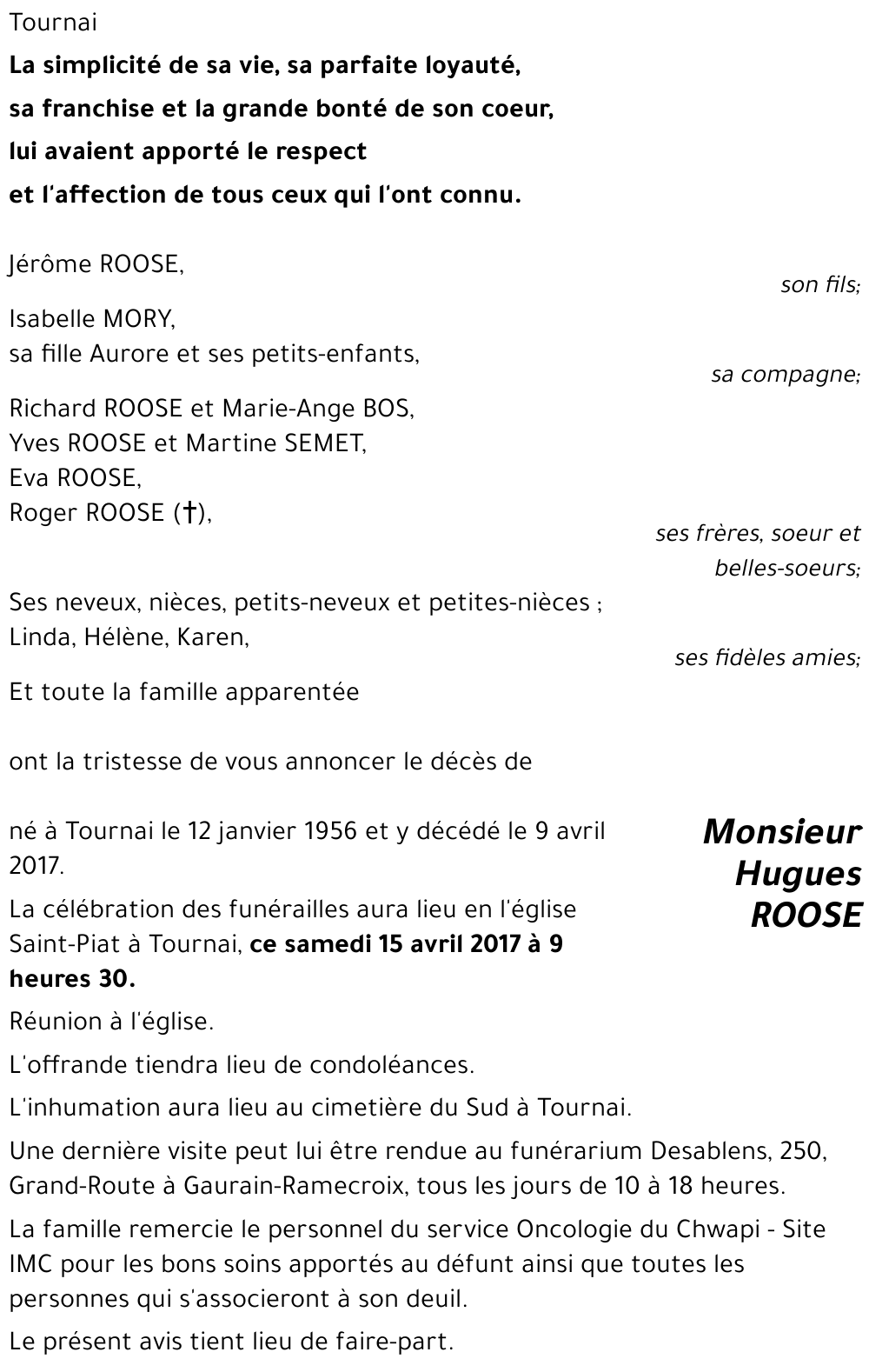 Hugues ROOSE