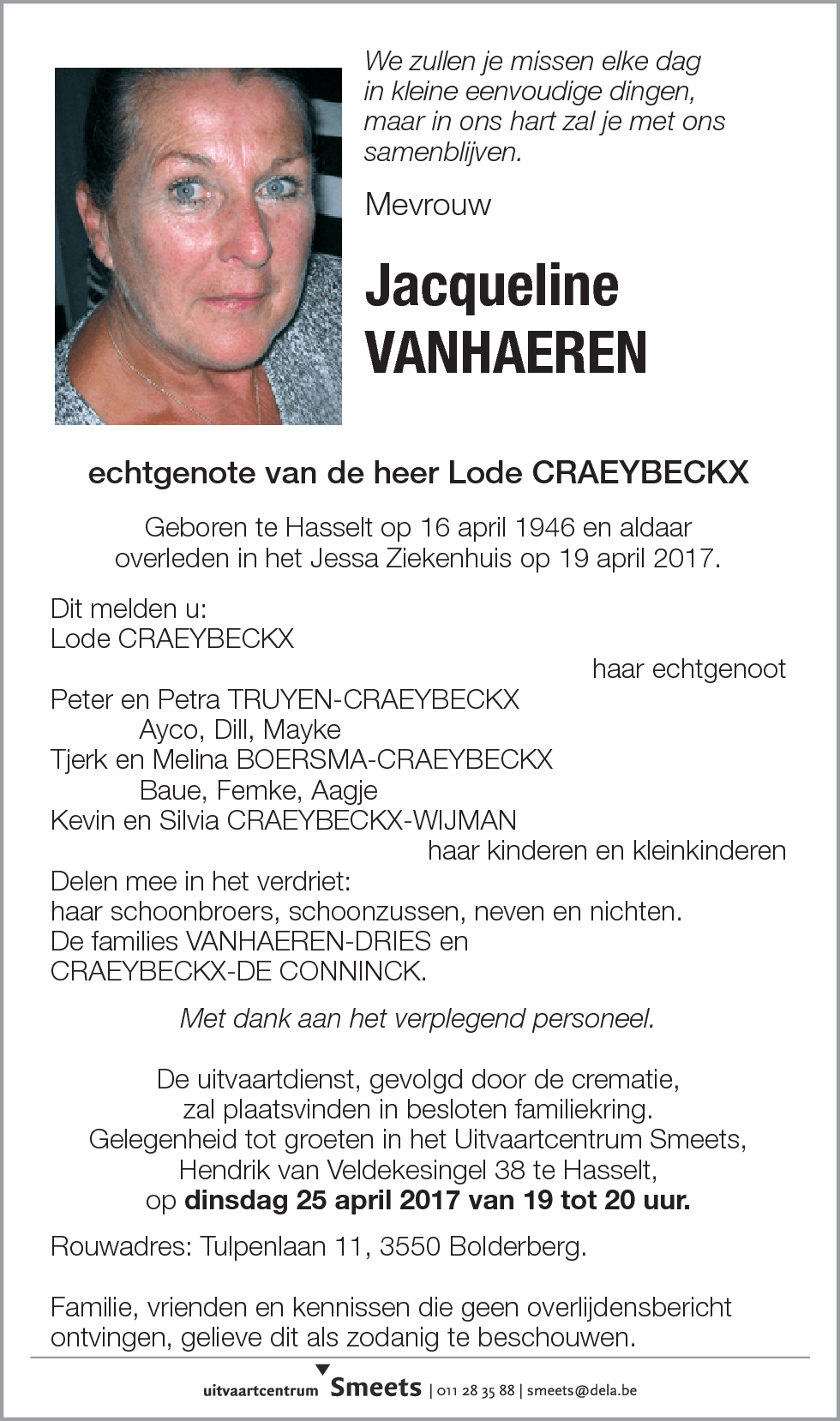 Jacqueline Vanhaeren