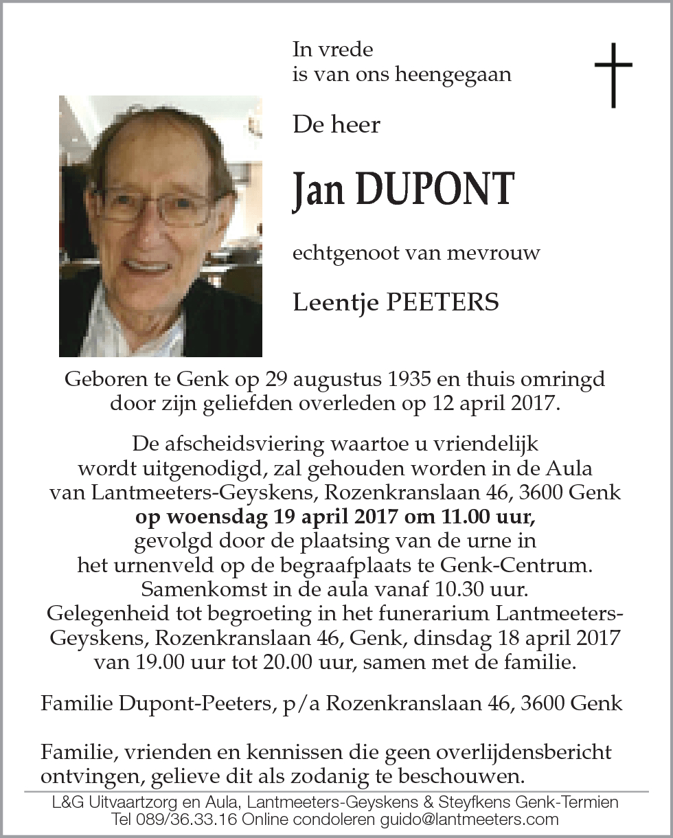 Jan DUPONT