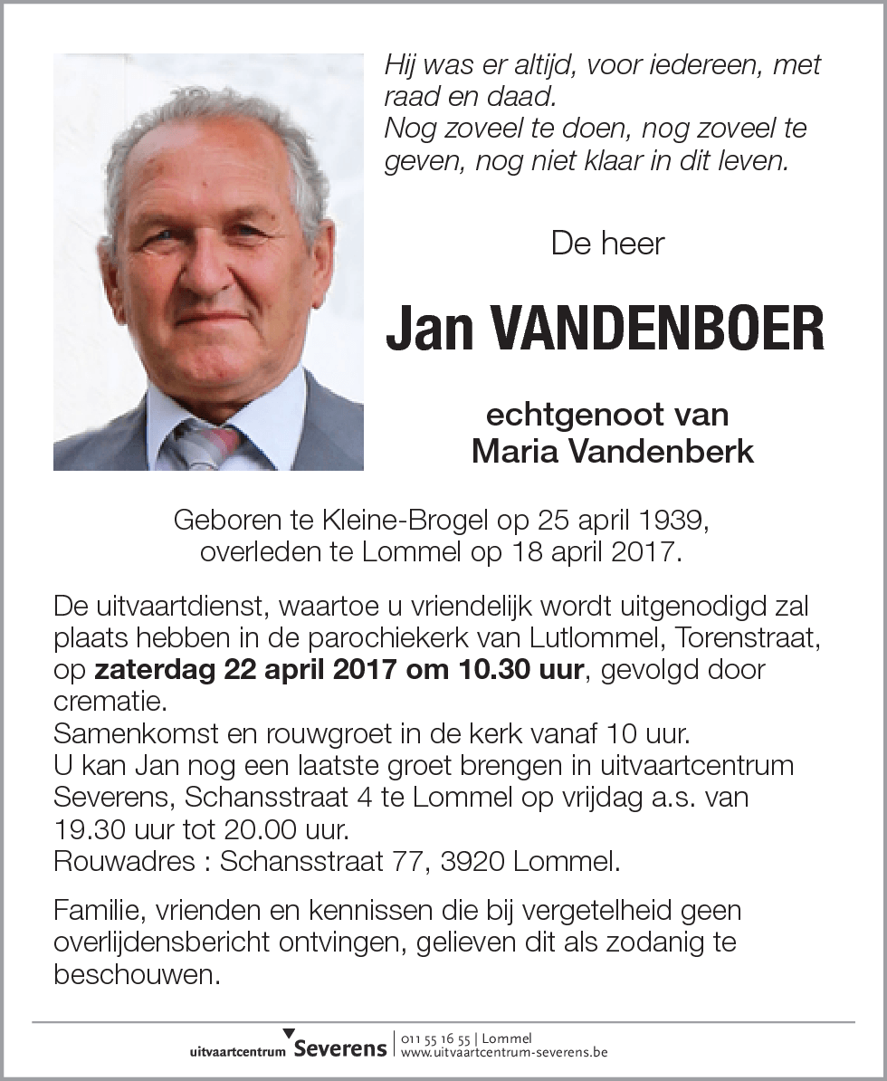 Jan Vandenboer