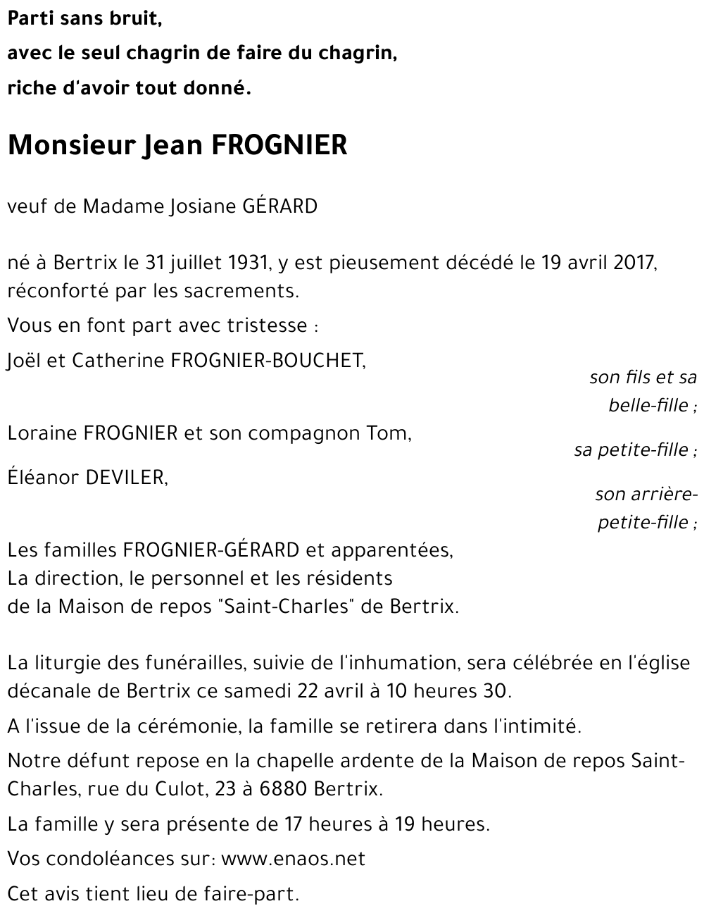 Jean FROGNIER