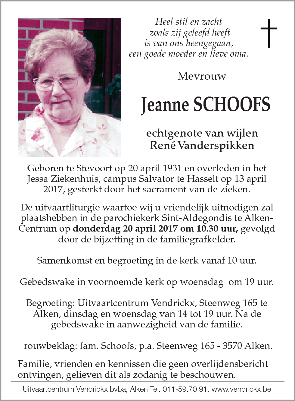 Jeanne Schoofs
