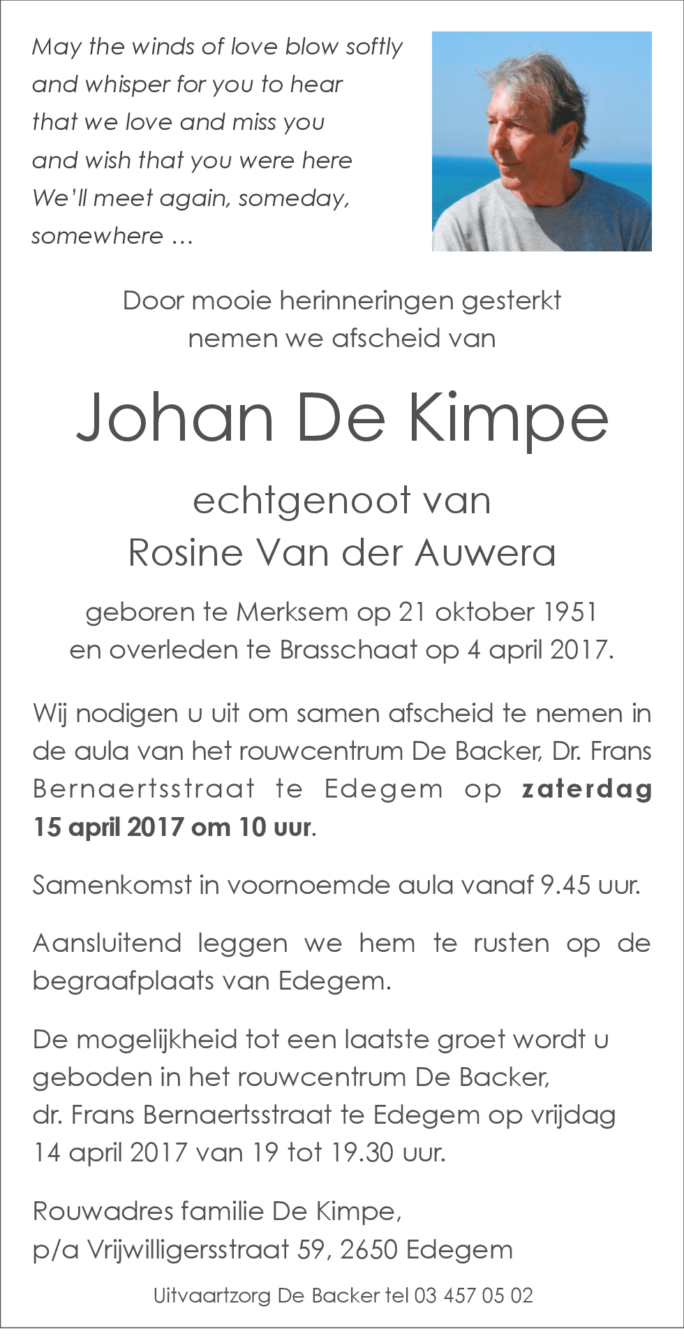 Johan De Kimpe