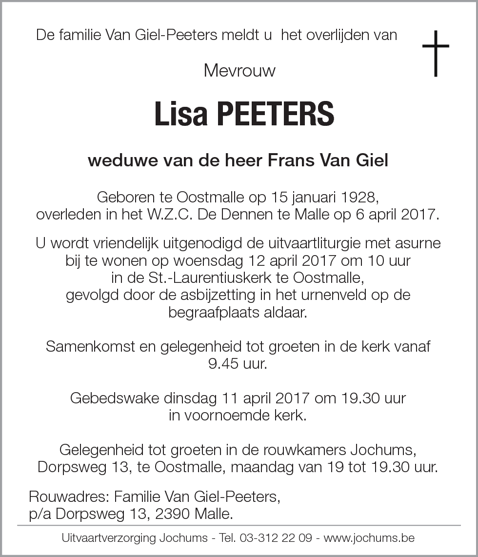 Lisa Peeters
