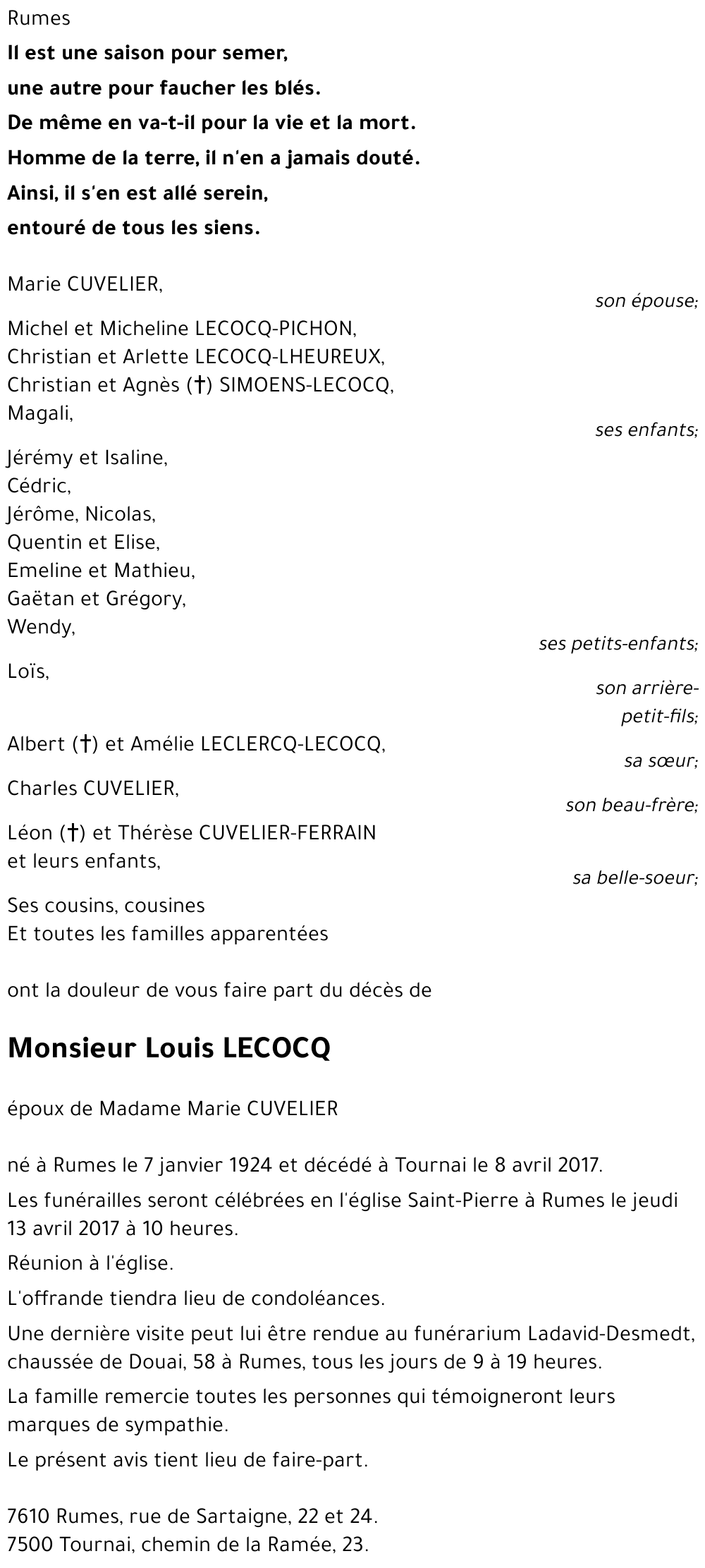 Louis LECOCQ