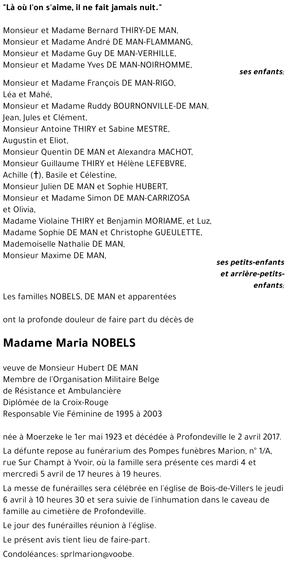 Maria NOBELS