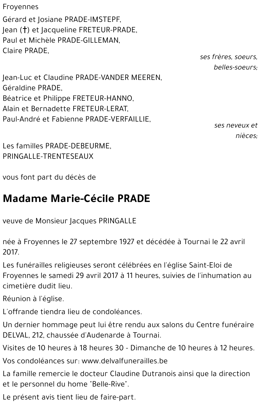 Marie-Cécile PRADE