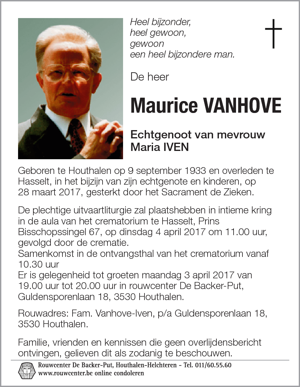 Maurice VANHOVE