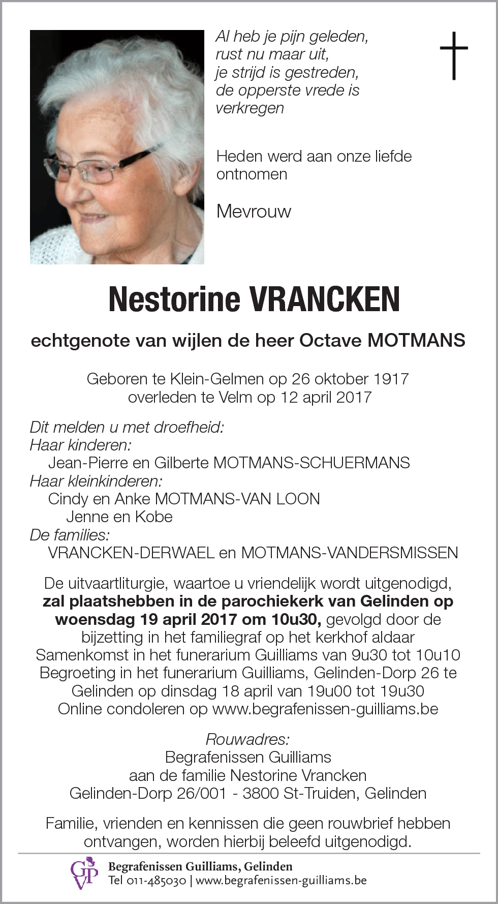 Nestorine VRANCKEN