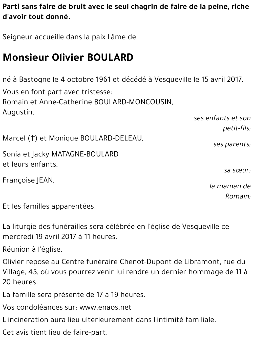 Olivier BOULARD