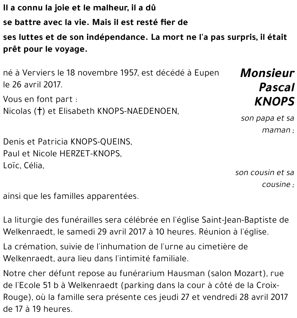 Pascal KNOPS