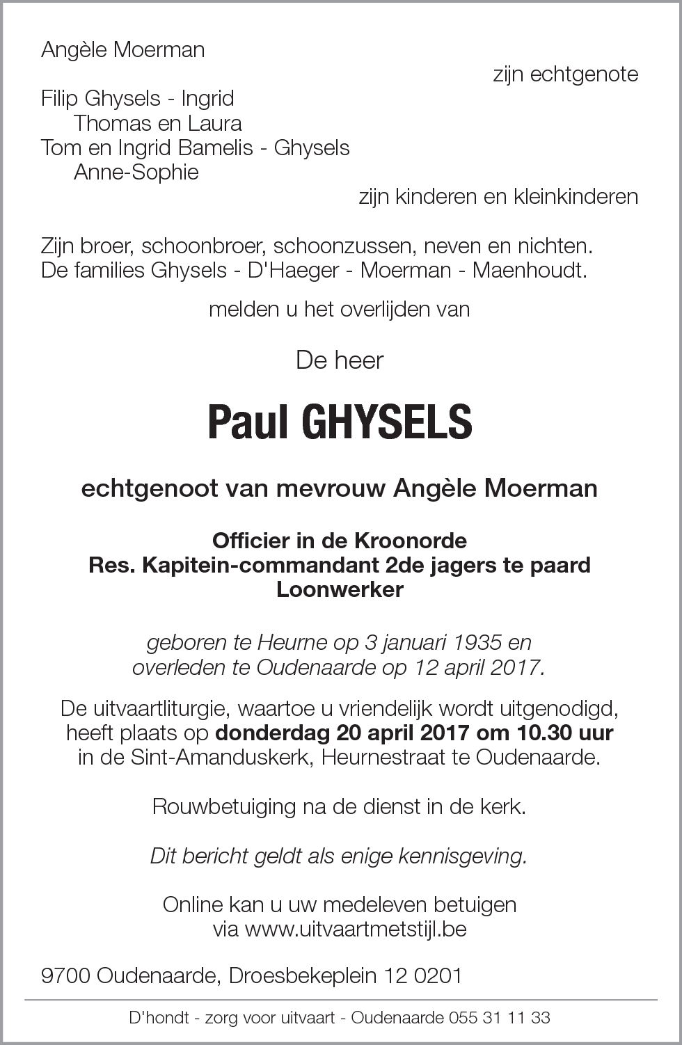 Paul Ghysels