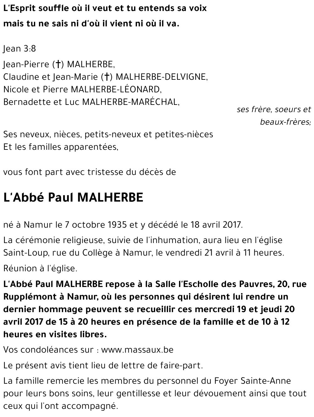 Paul MALHERBE