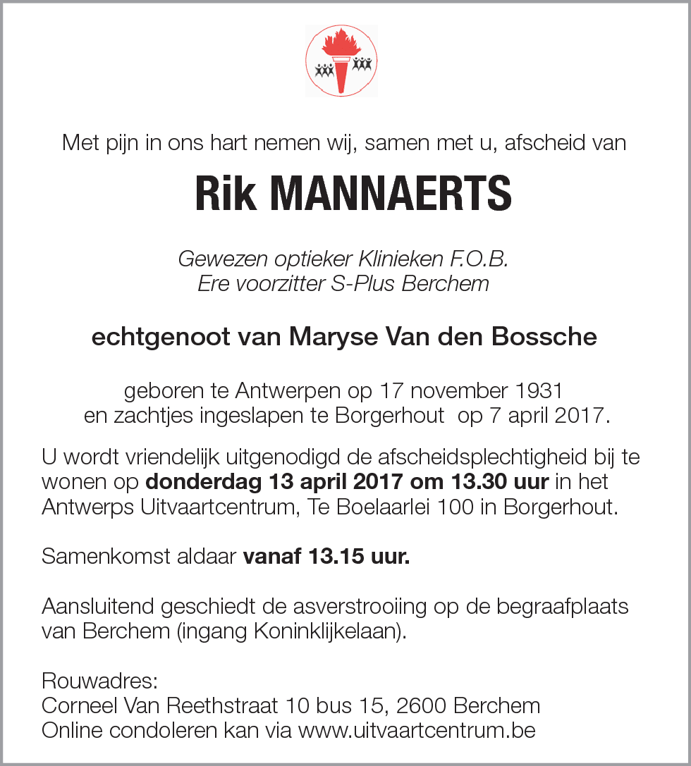 Rik Mannaerts