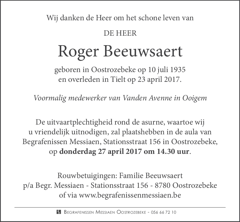 Roger Beeuwsaert