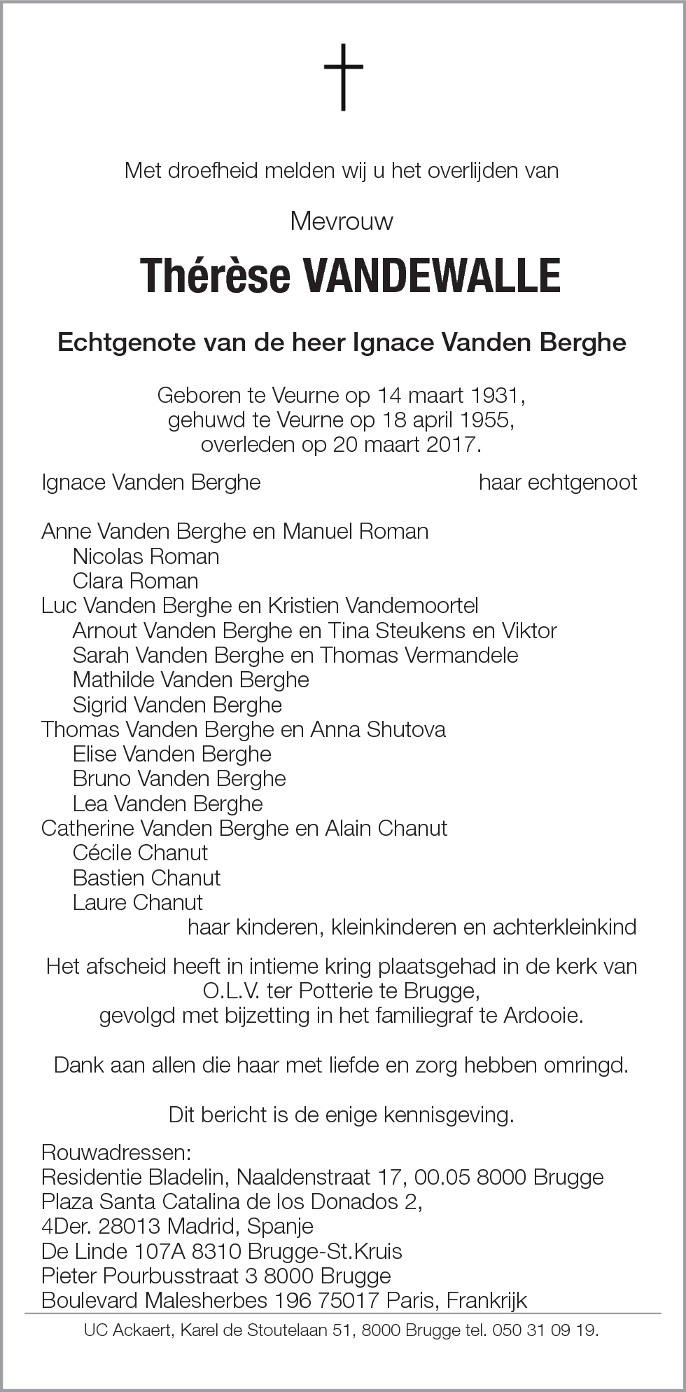 Thérèse Vandewalle