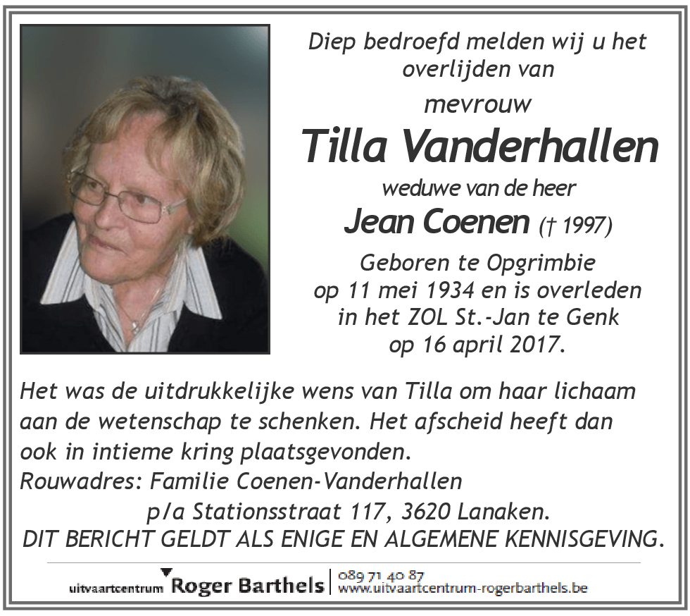 Tilla Vanderhallen