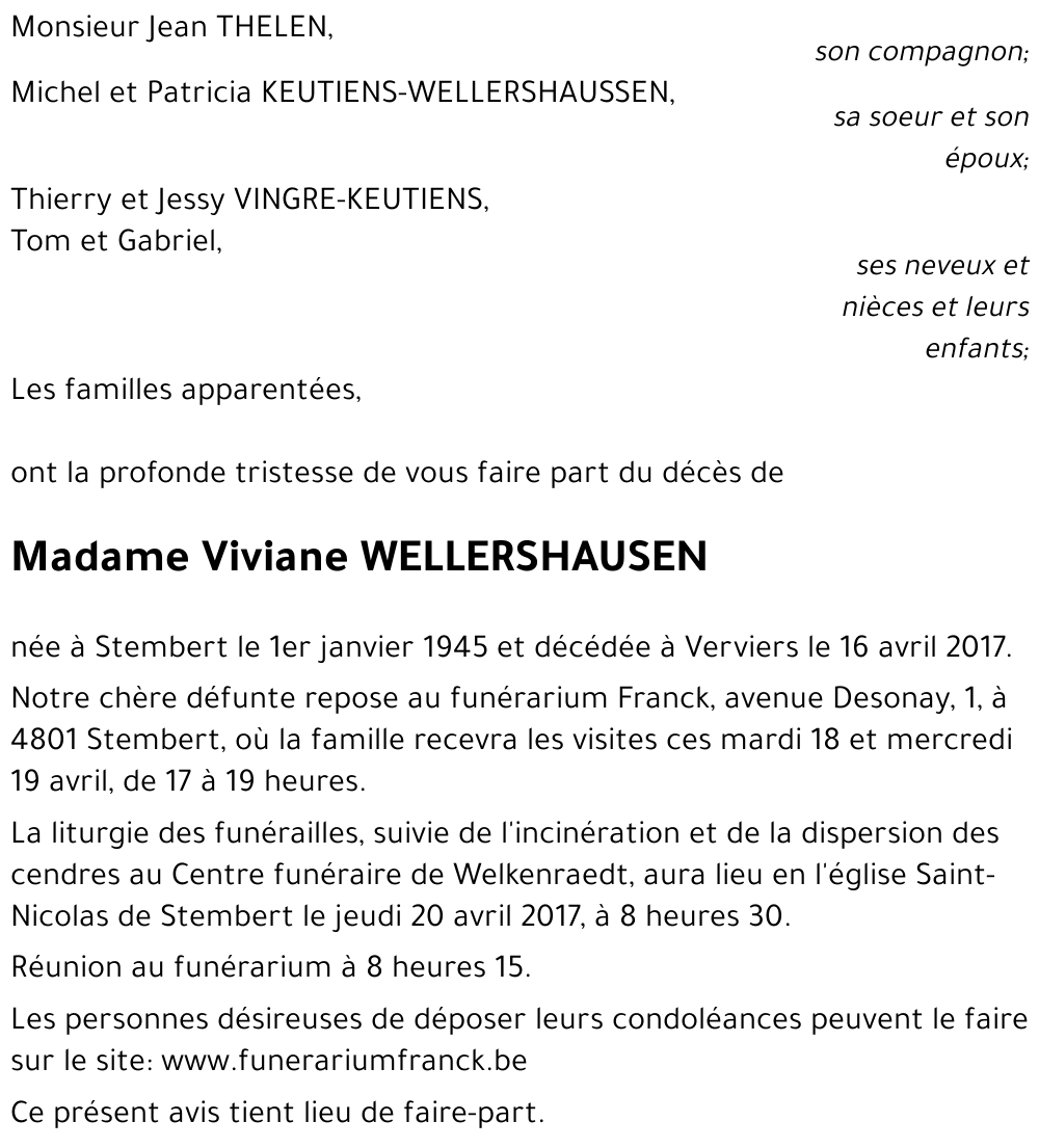 Viviane WELLERSHAUSEN