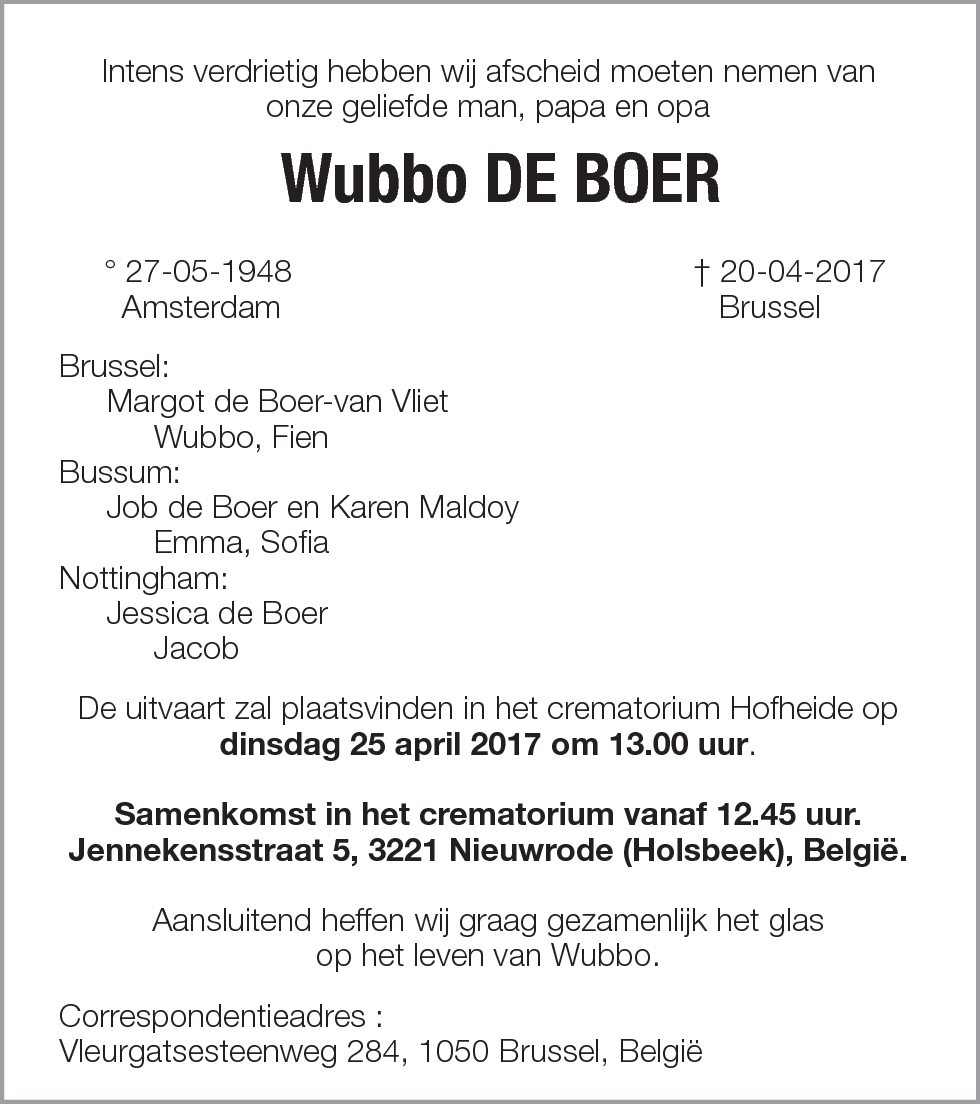 Wubbo de Boer