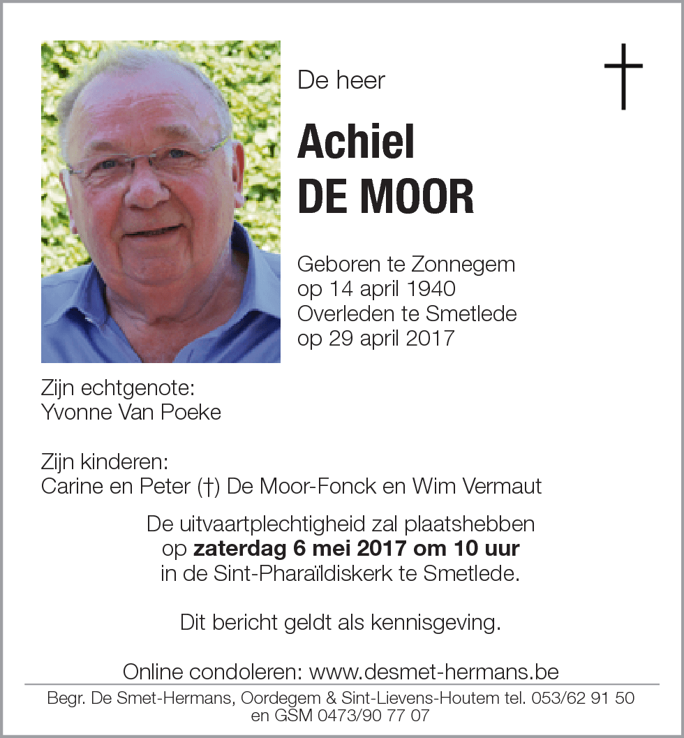 Achiel De Moor