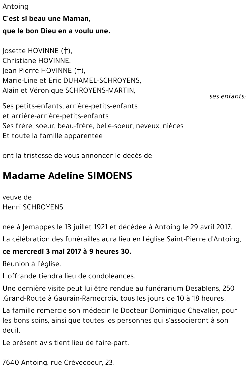 Adeline SIMOENS