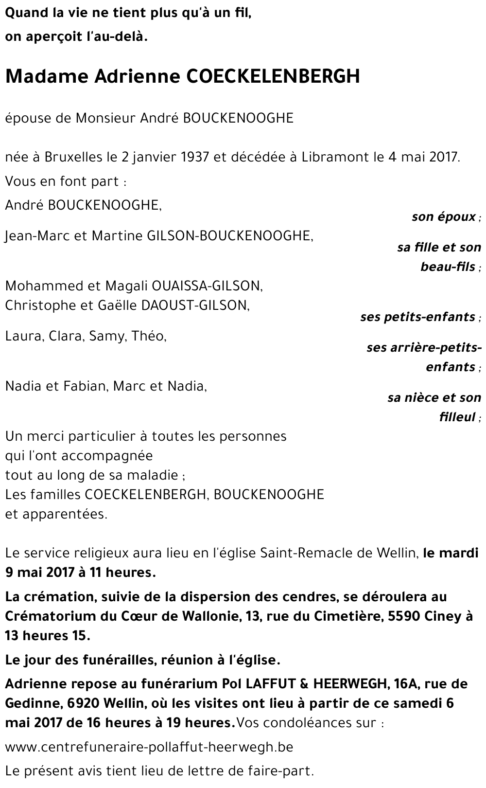 Adrienne COECKELENBERGH