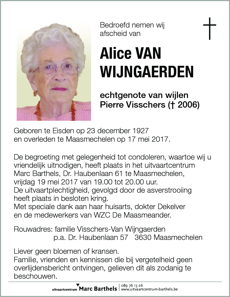 Alice Van Wijngaerden