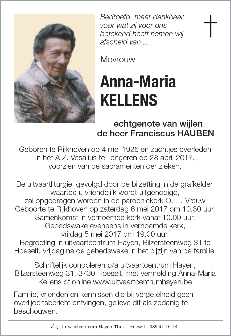 Anna-Maria KELLENS