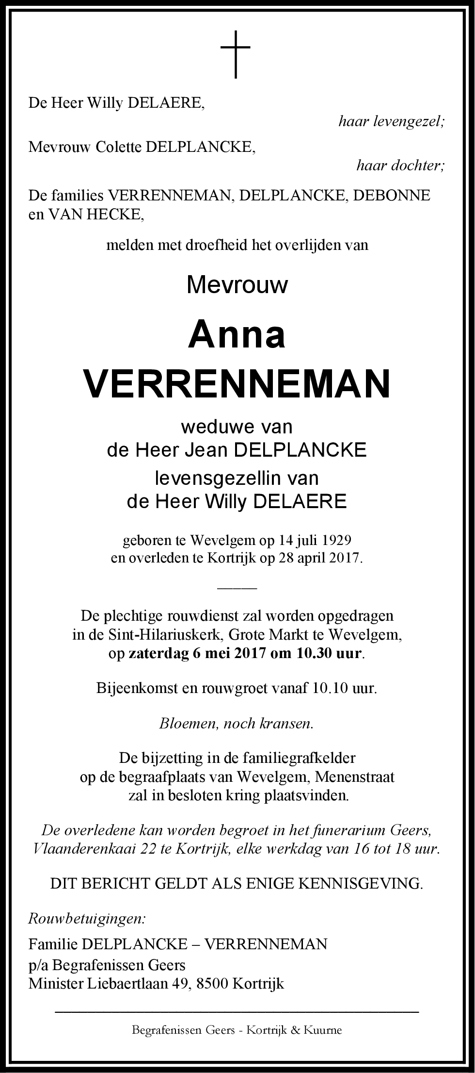 Anna VERRENNEMAN