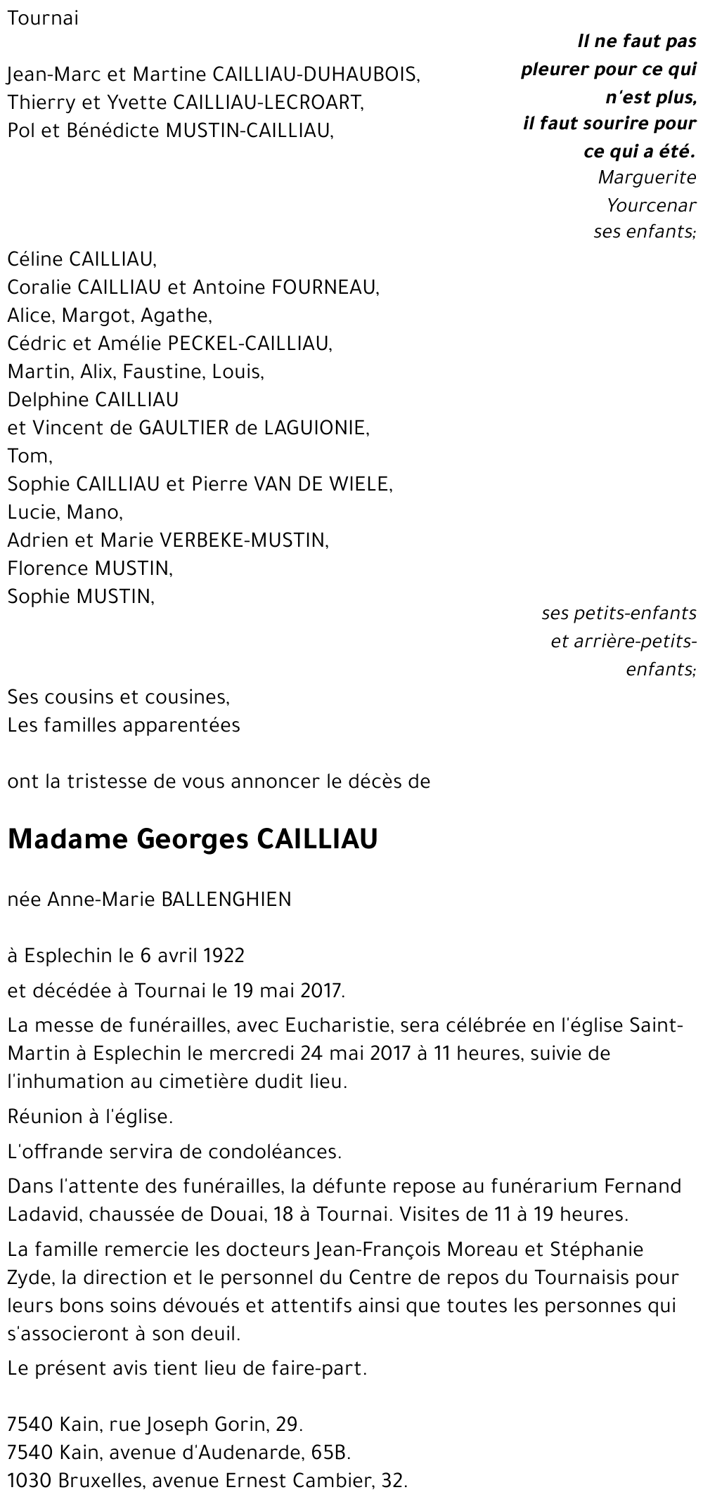 Anne-Marie BALLENGHIEN