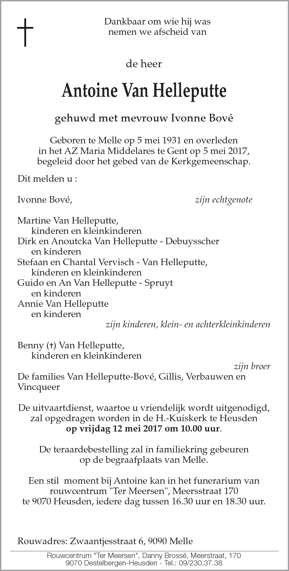 Antoine Van Helleputte