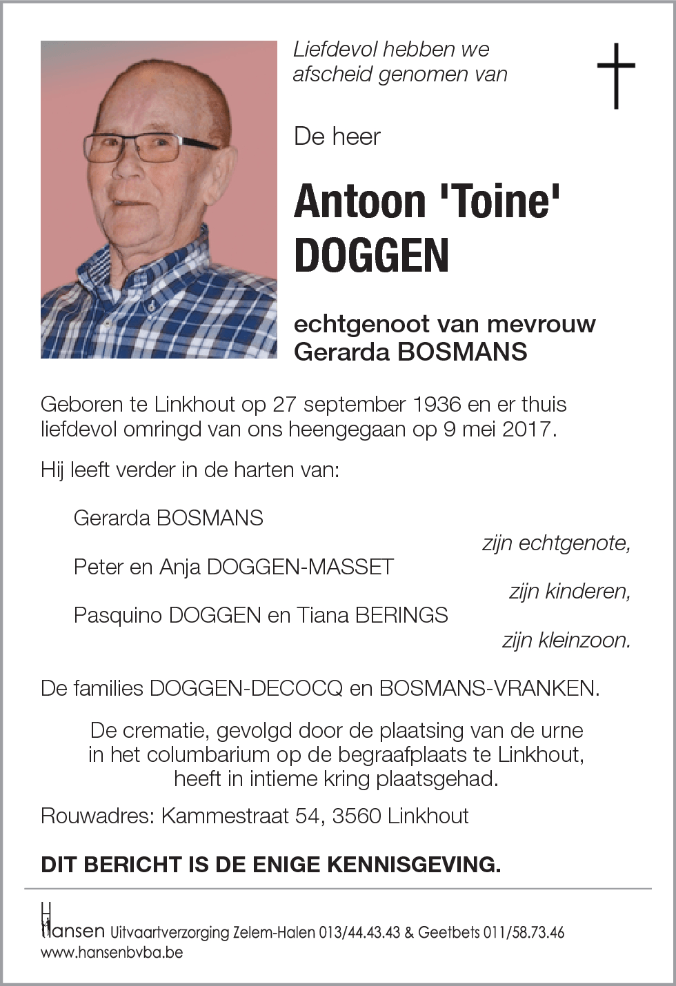 Antoon DOGGEN