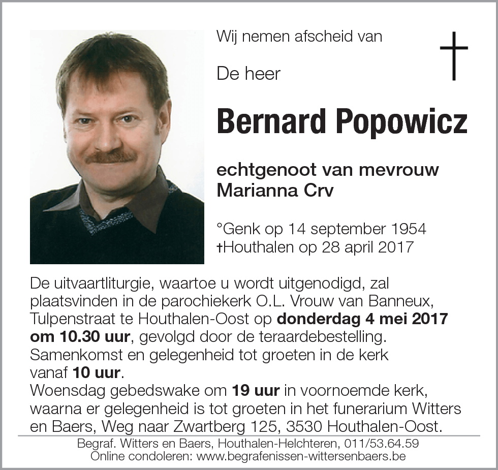 Bernard Popowicz