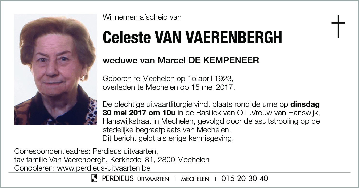 Celeste Van Vaerenbergh