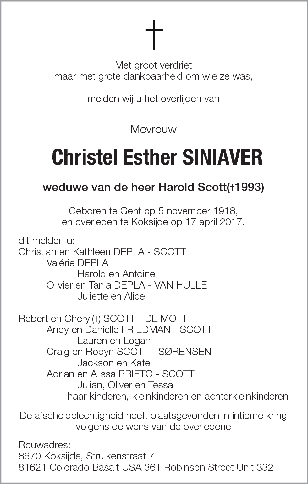 Christel Esther Siniaver