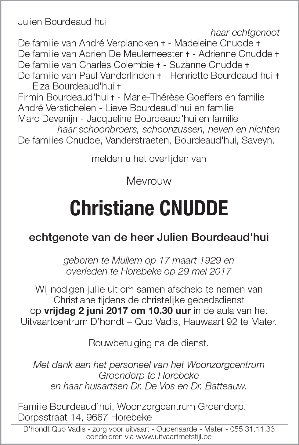 Christiane Cnudde