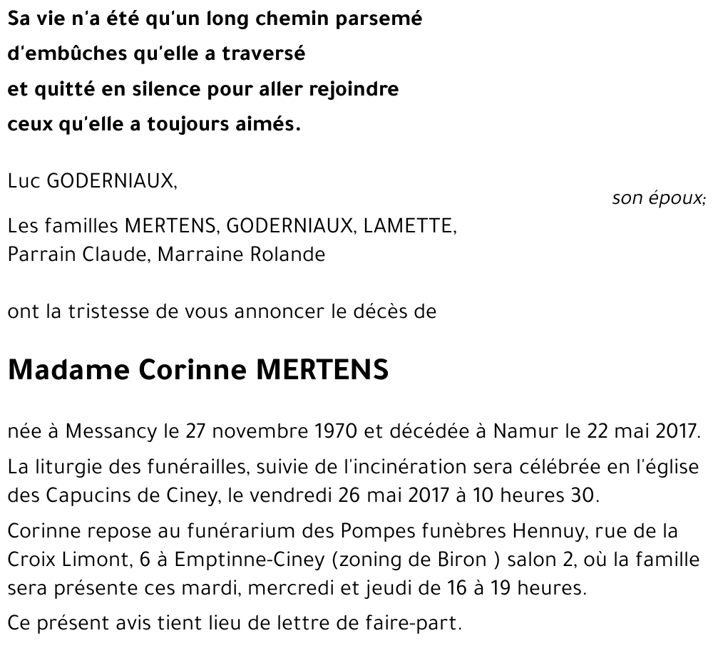 Corinne MERTENS