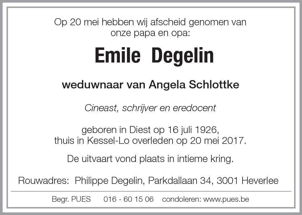 Emile Degelin