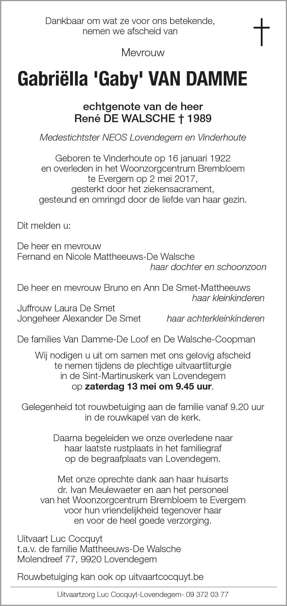 Gabriëlla Van Damme