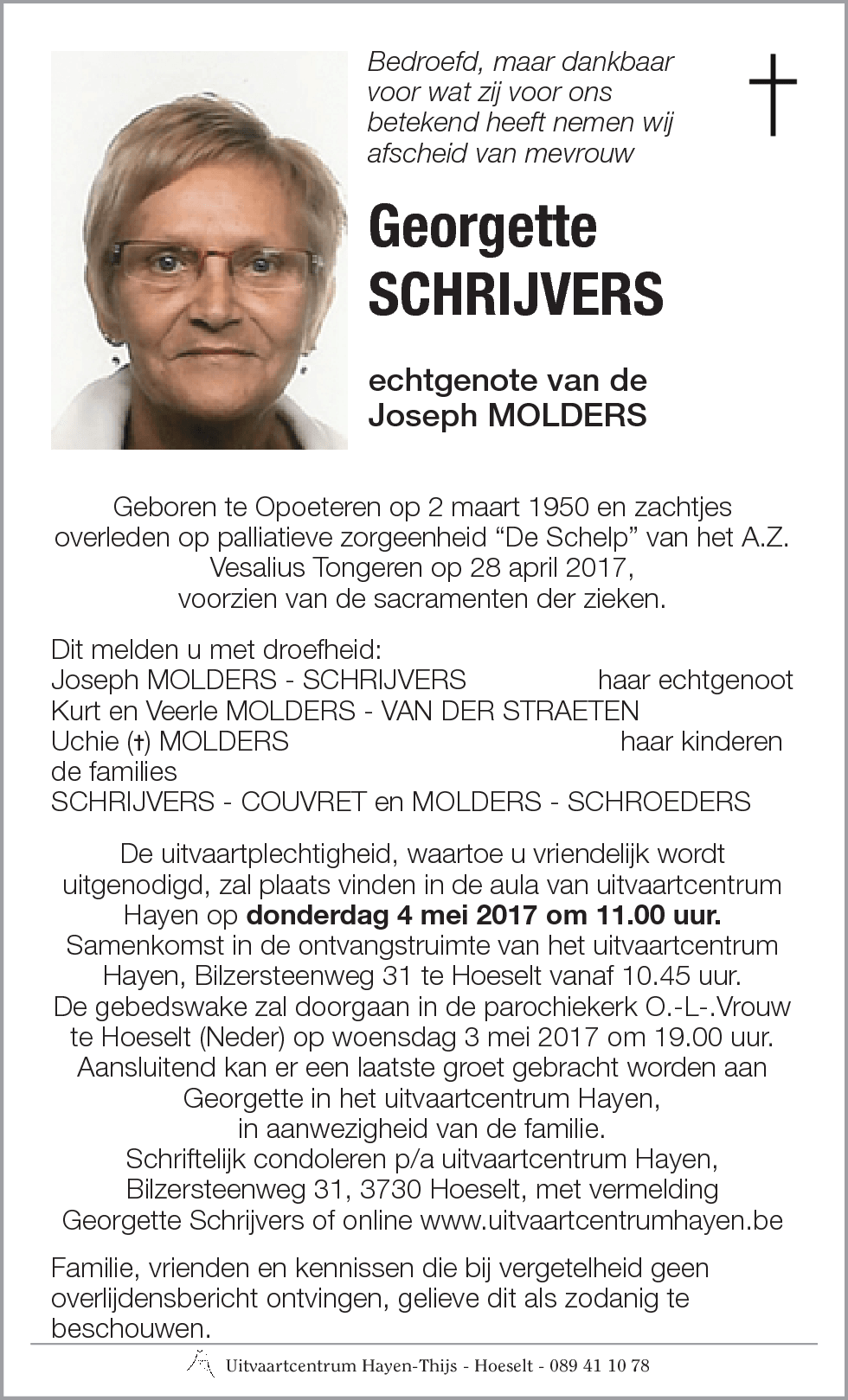 Georgette SCHRIJVERS