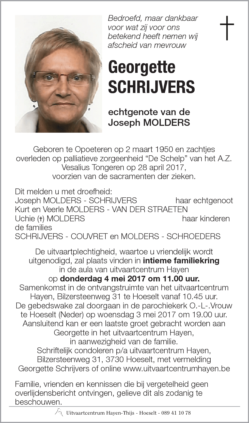 Georgette SCHRIJVERS
