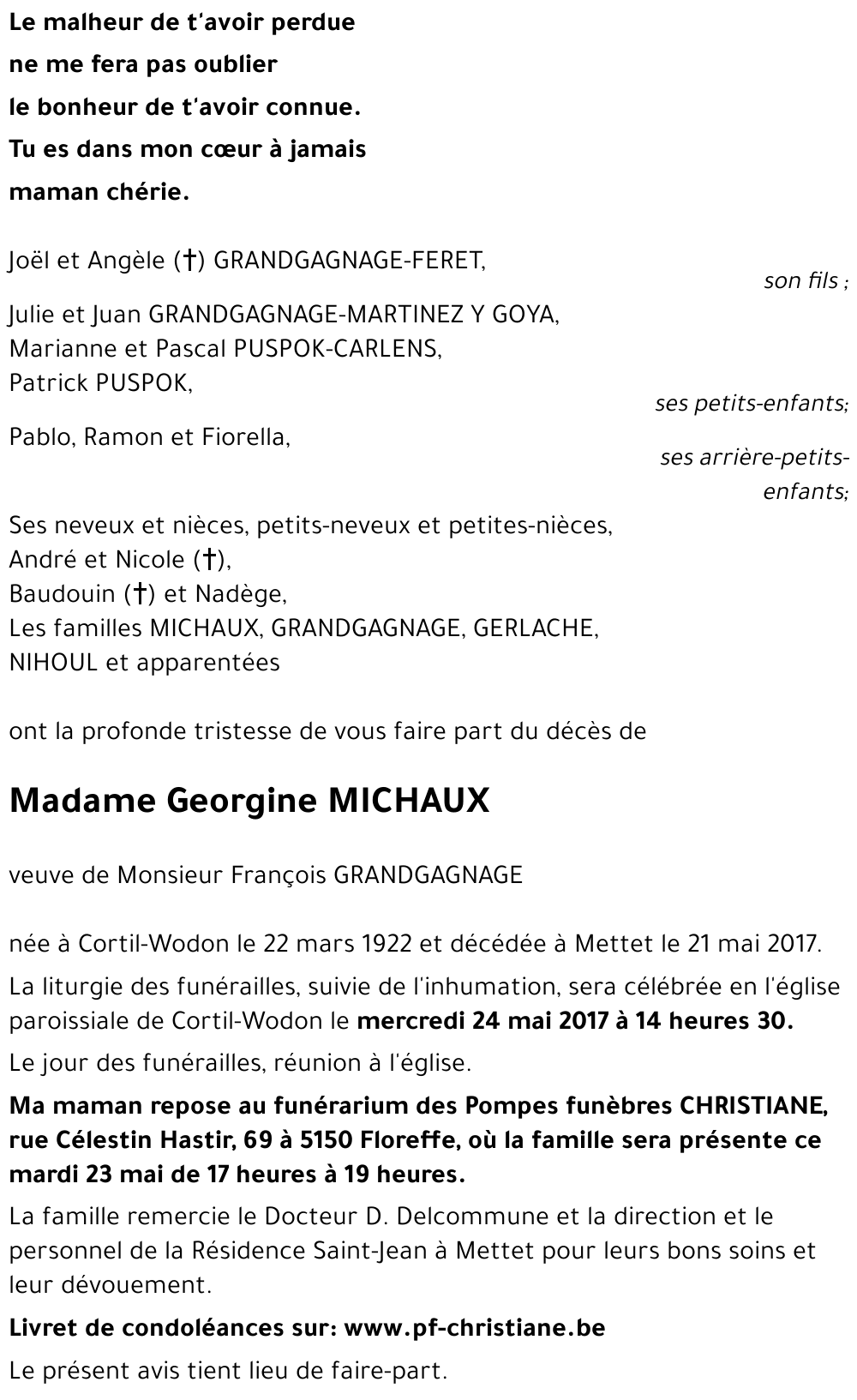 Géorgine MICHAUX