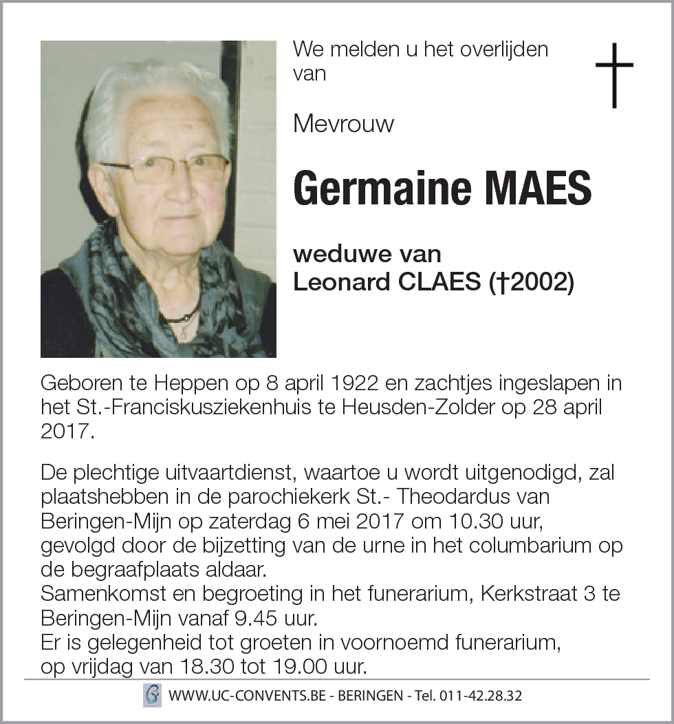 Germaine Maes