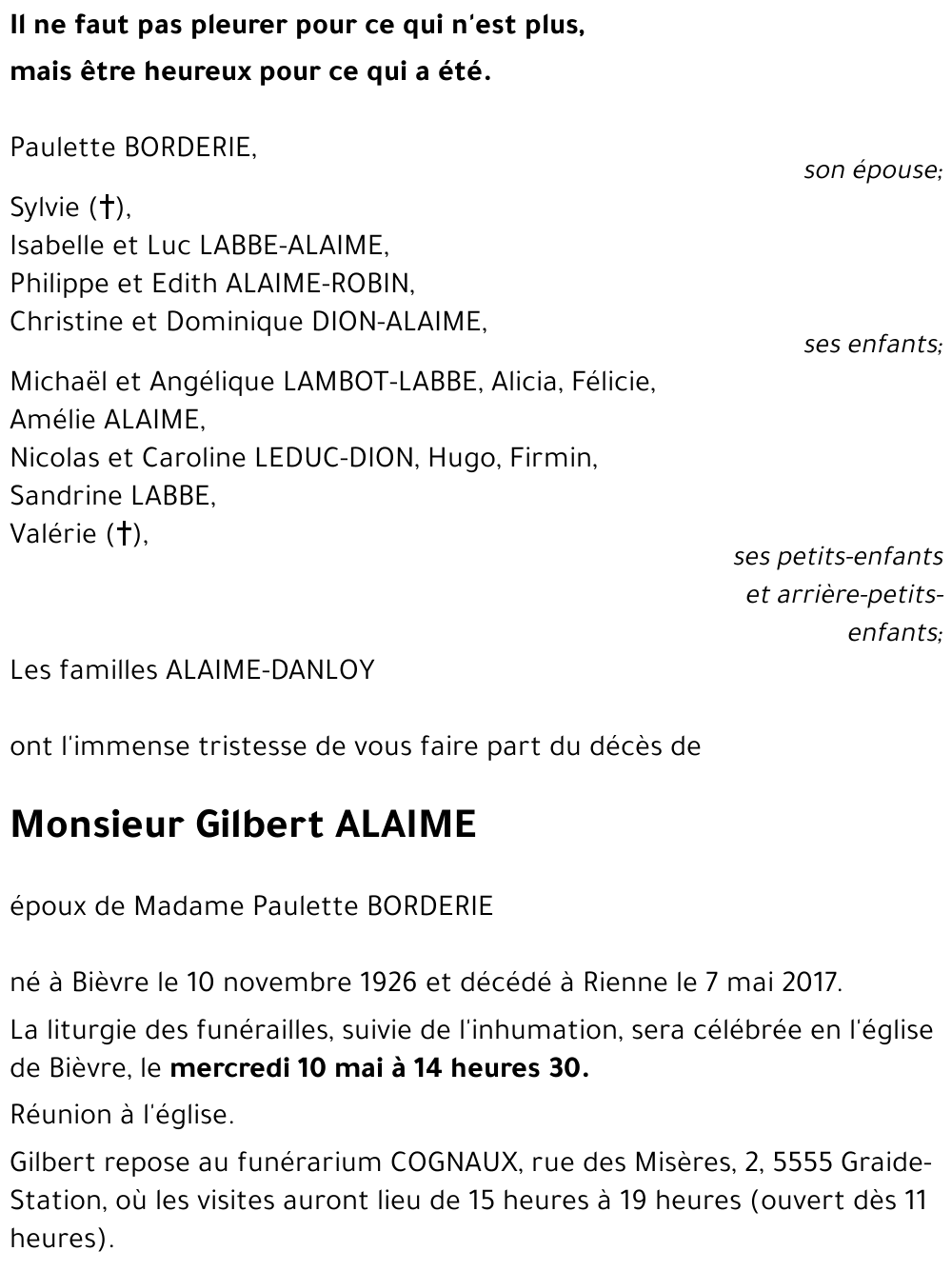 Gilbert ALAIME
