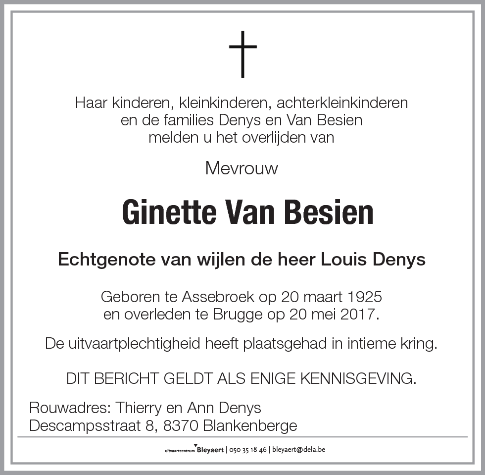 Ginette Van Besien
