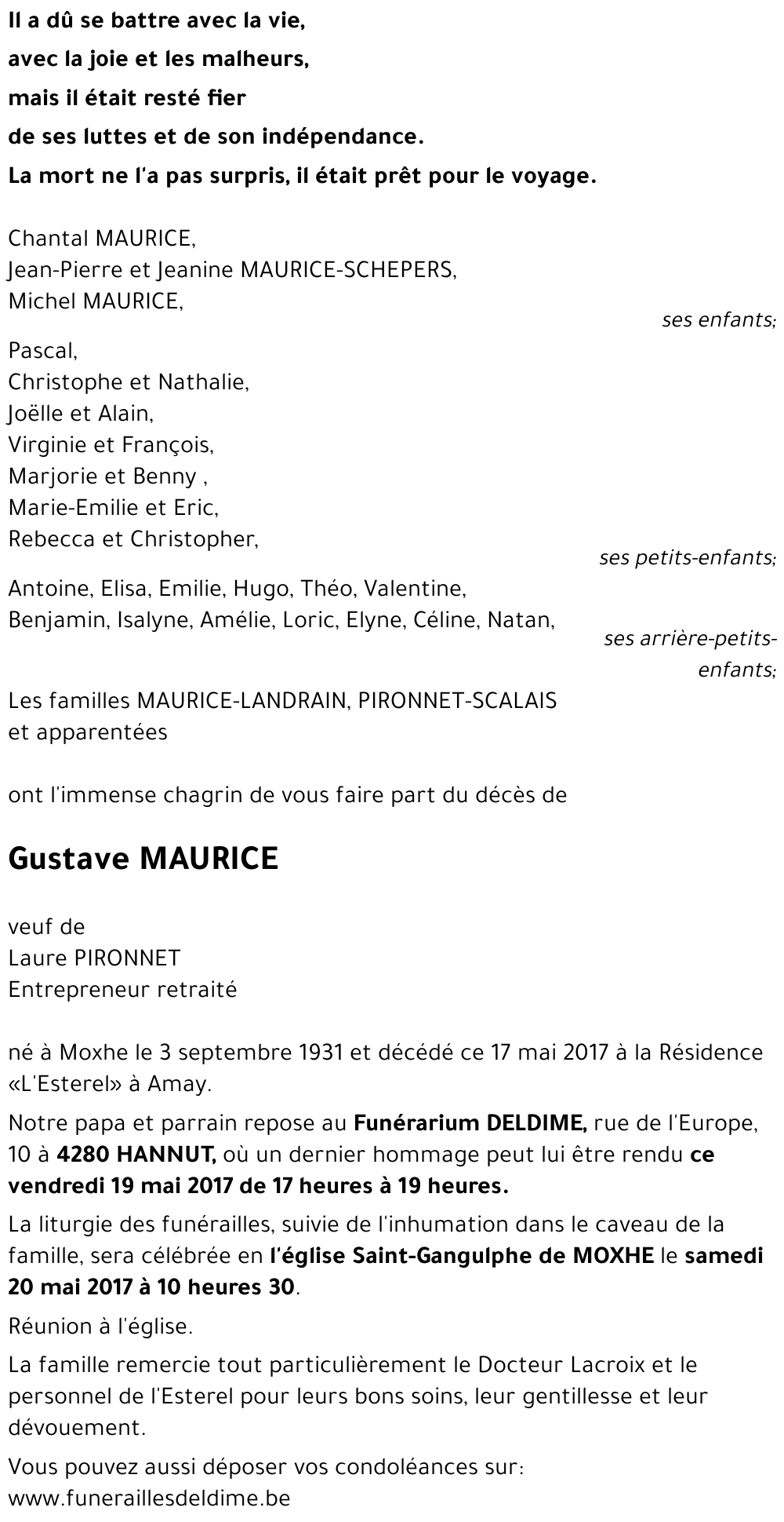 Gustave MAURICE
